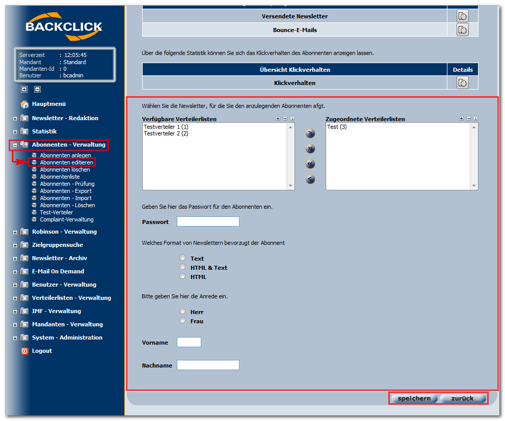Abonnenten_editieren_Email_Marketing_Software_BACKCLICK